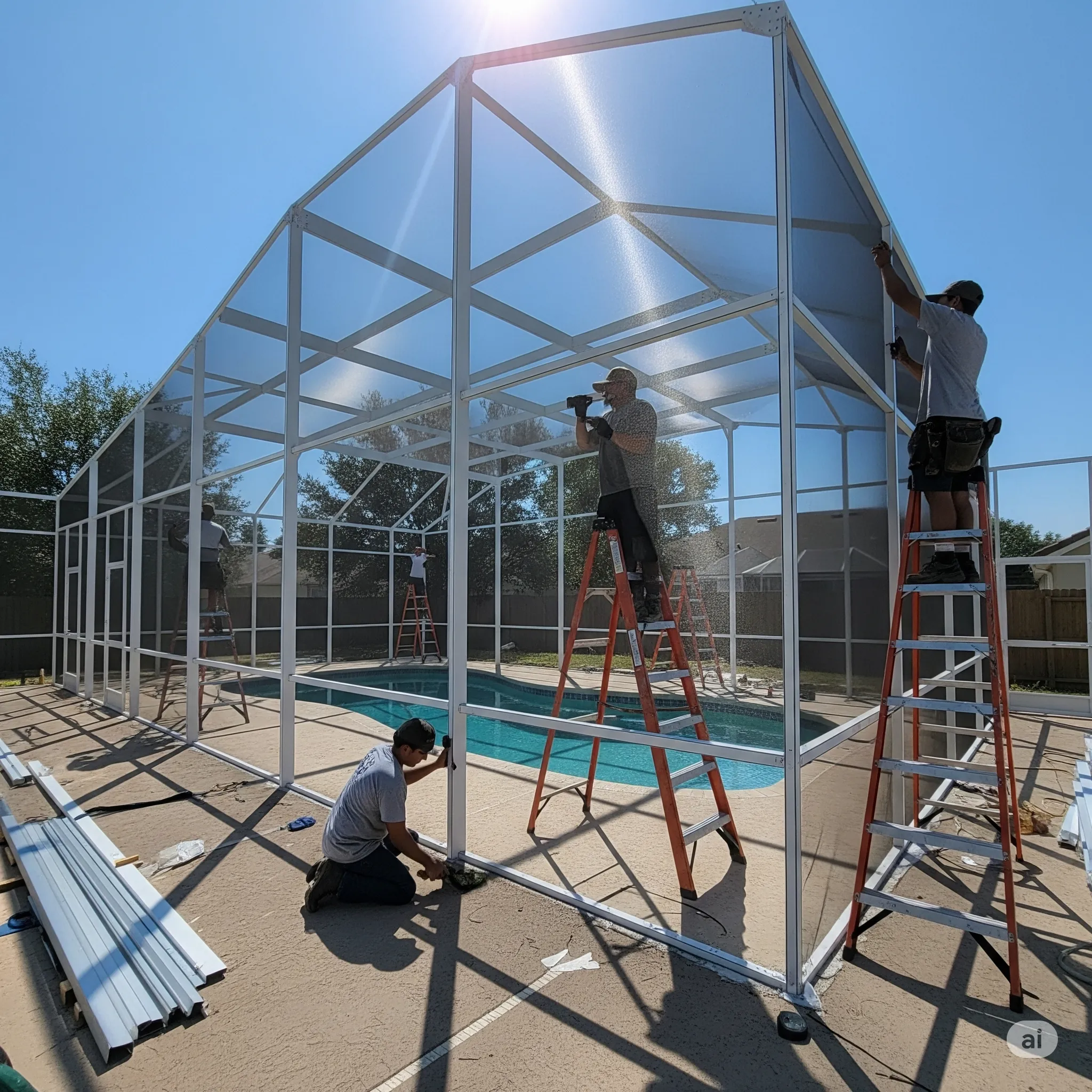 Cornerstone pool renovation result