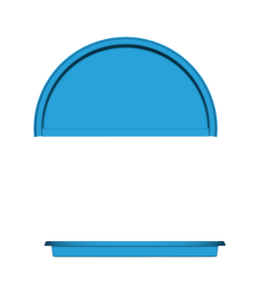 Round Spill Over Tanning Ledge